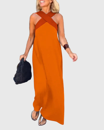 Elena | Elegant Fluid Maxi Dress