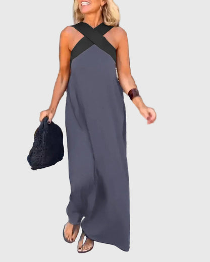 Elena | Elegant Fluid Maxi Dress