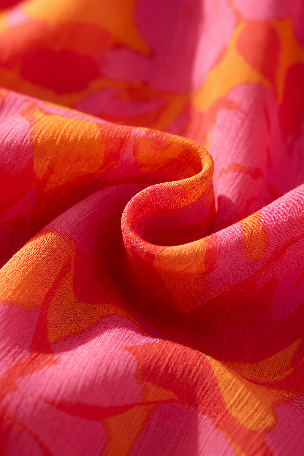 Olympe | Flowing Pink and Orange Dress