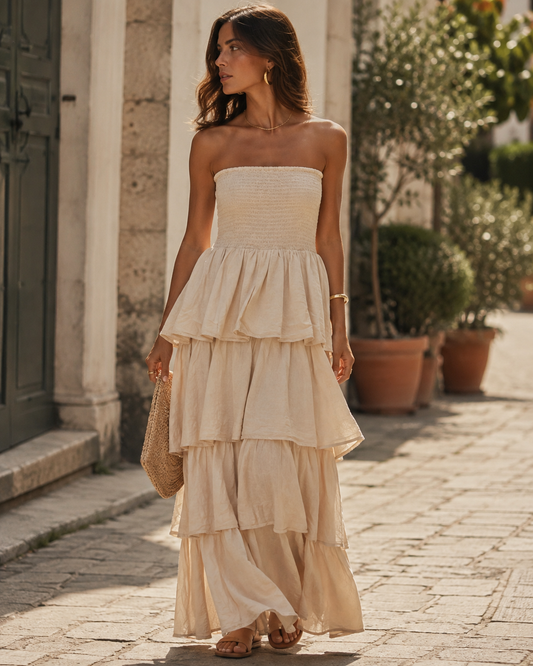 Sevilla Dress with Ruffles